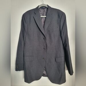 346 Brooks Brothers Stretch Wool Blazer Grey/Black in Size 43L